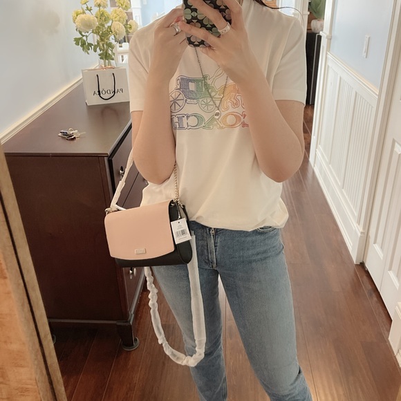 Kate Spade Greer Laurel Way Crossbody Handbag Clutch Pumice WKRU4092 - Picture 5 of 7